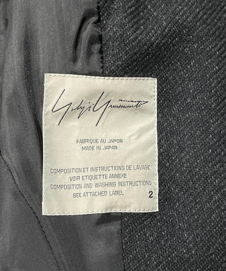 2008AW yohji yamamoto femme スナップ釦コート（FE-C11-150）