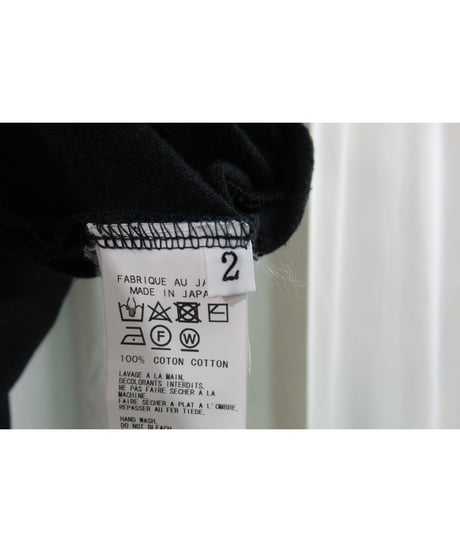 BLACK and BLACK yohji yamamoto +noir 【B】ワッペンデザインカットソー ND-T78-072