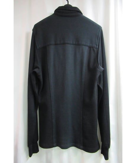 93aw yohji yamamoto pour homme vintage 黒 切替えデザインブラウス HP-B50-819