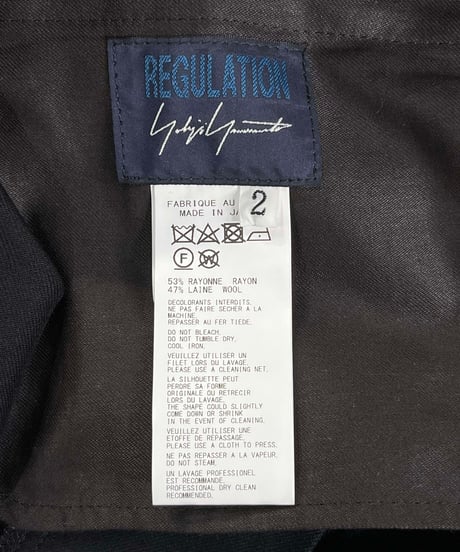 2023AW REGULATION yohji yamamoto デザインスカート（FU-S52-104）
