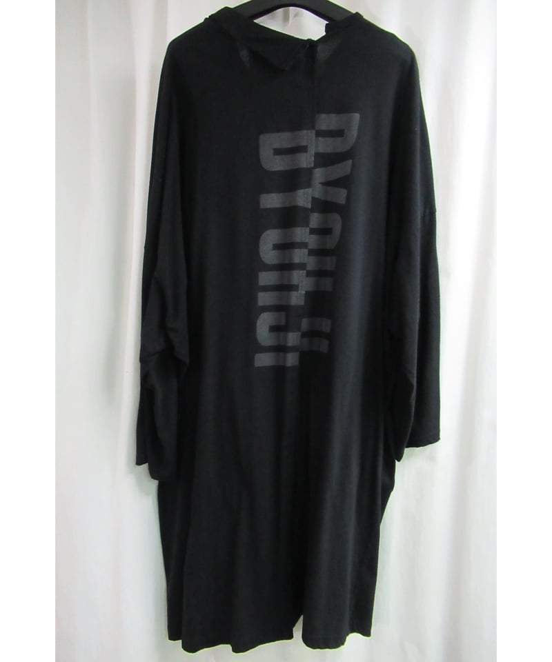 yohji yamamoto +noir BLACK and BLACK 変形襟デザインシャツ