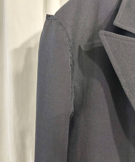 2017AW yohji yamamoto pour homme 刺繍デザインロングジャケット （HK-J38-127）