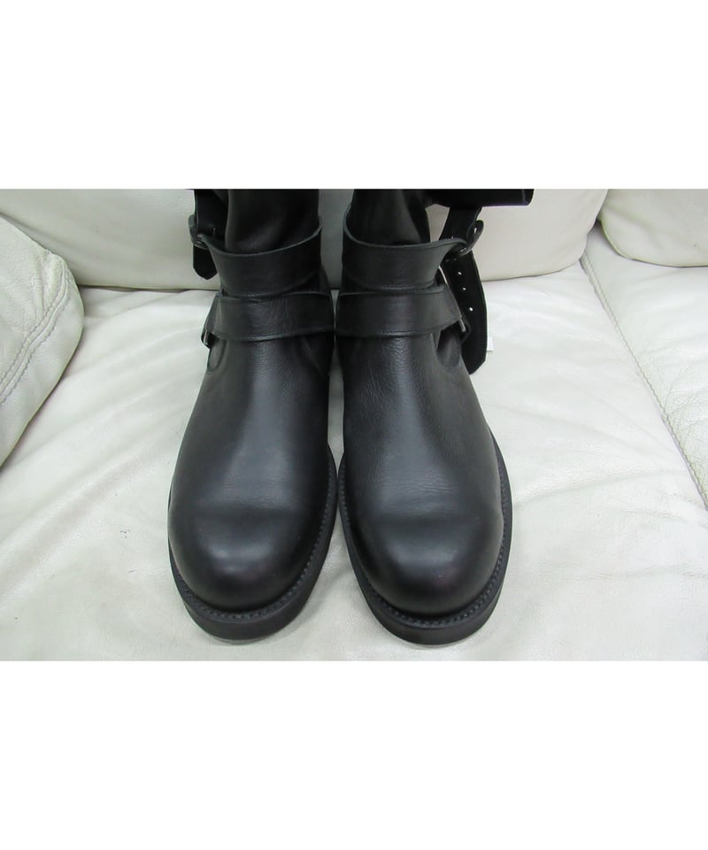 16aw yohji yamamoto pour homme ベルトデザインブーツ | LA 