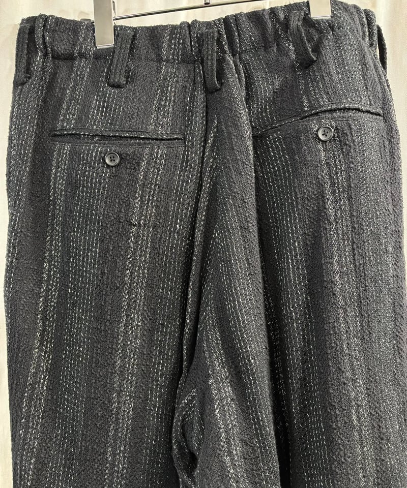 Yohji Yamamoto Pour Homme 24SS look3 パンツ 2024SS yohji yamamoto pour homme ストライプ パンツ（HS-P