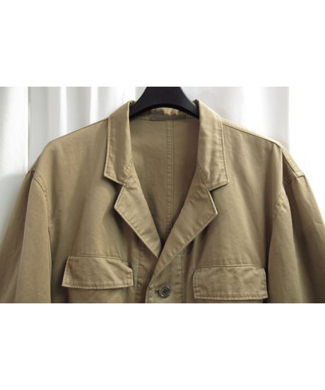 Y’s for men yohji yamamoto ベージュ ミリタリーデザイン コットンジャケット（MB-J08-031）