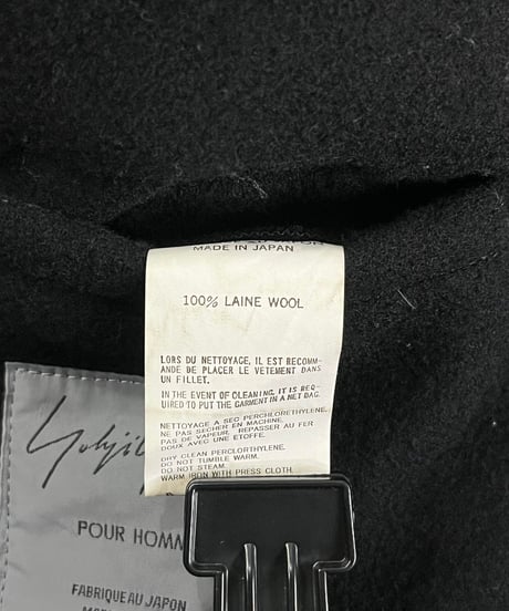 2004AW yohji yamamoto pour homme ダブルジップコート（HJ-Y02-117）