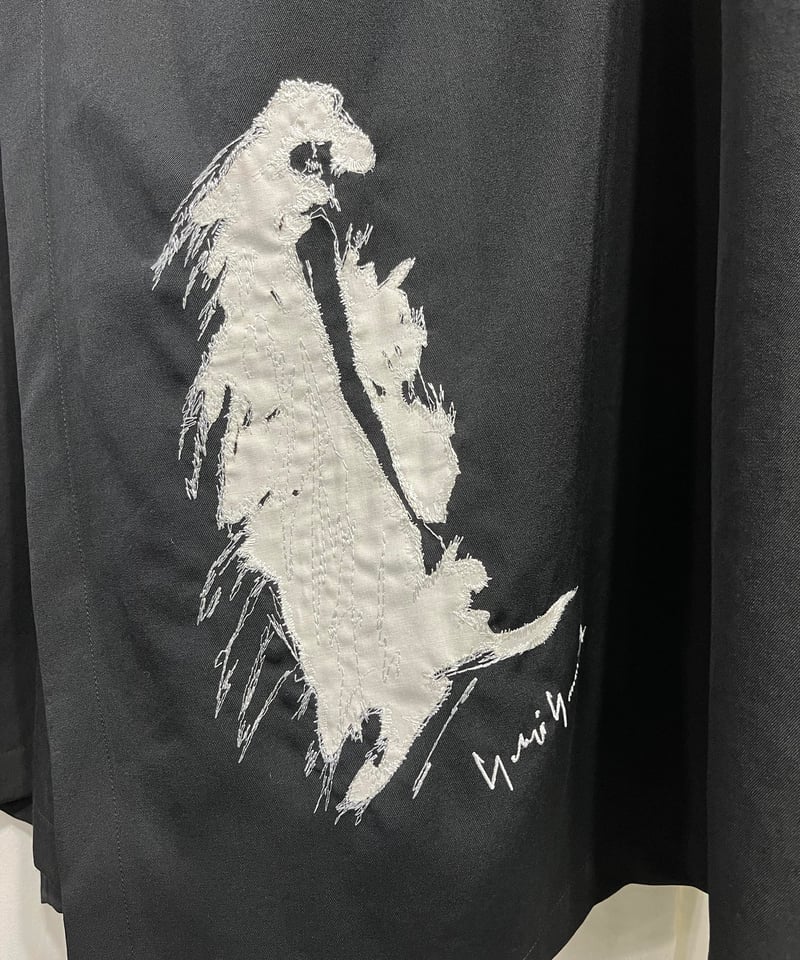 2020SS yohji yamamoto pour homme ヨウジ刺繡パンツ（HN-P9