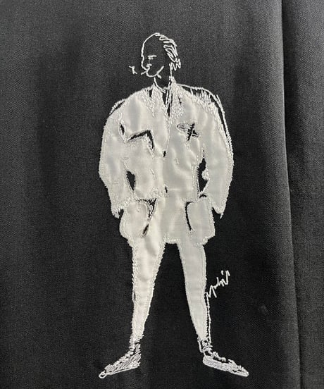2021AW yohji yamamoto pour homme 刺繡ジャケット（HX-J46-130）