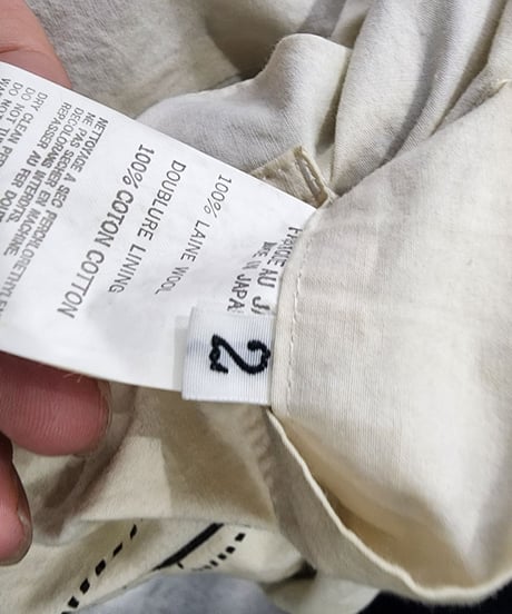 Y's for men yohji yamamoto pour homme 3釦 黒 シンプルロングジャケット （MC-J06-104)