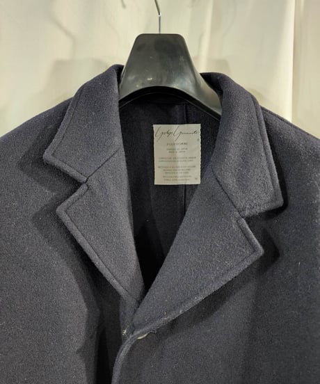 1980's yohji yamamoto pour homme 丸文字 紺 モッズコート  （Y-C2）
