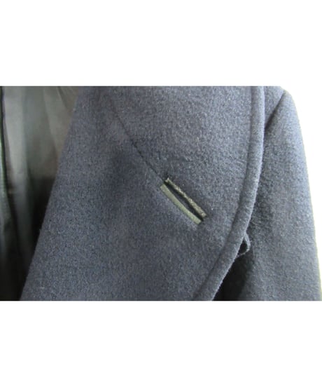 13aw yohji yamamoto pour homme 紺 へちま襟ロングコート HQ-C03-131