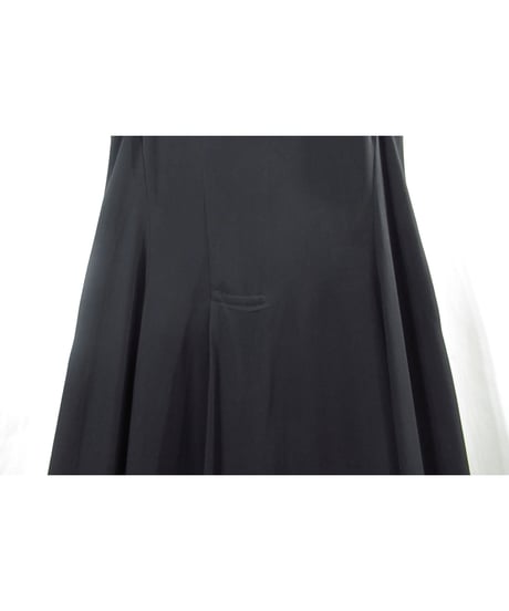 97ss yohji yamamoto femme vintage スリットプリーツデザイン ロングワンピース（FU-D02-201）