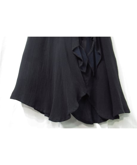 Y’s yohji yamamoto 裏地カラー切替え デザインフレアスカート（YO-S08-210）