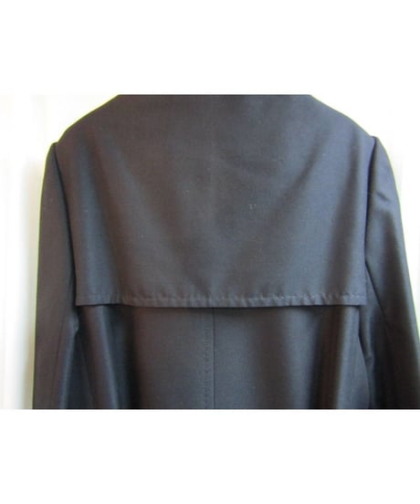 06aw yohji yamamoto femme ステッチデザインアシメトリ―コート FB-C07-110