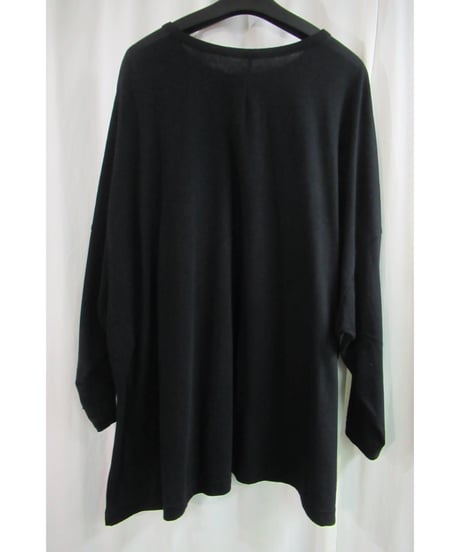 17ss BLACK and BLACK yohji yamamoto +noir 黒 顔料プリントカットソー ND-T61-074