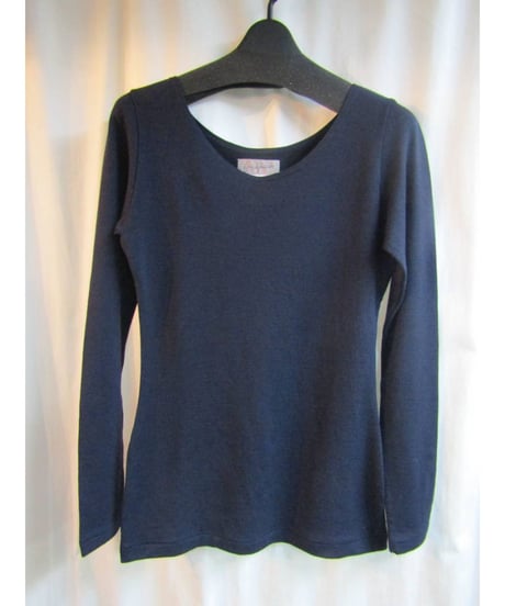 93aw yohji yamamoto femme vintage 紺 シンプルカットソー FS-T15-176