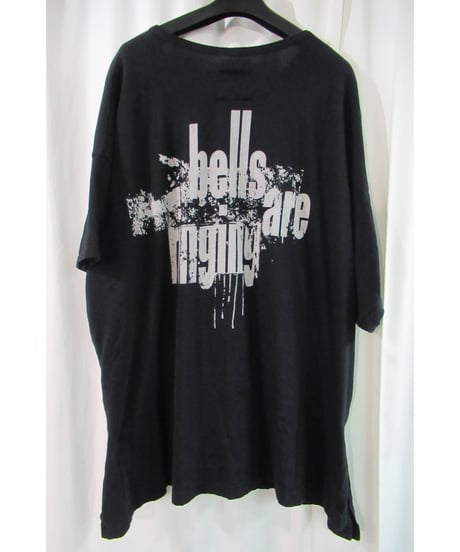 18aw BLACK Scandal yohji yamamoto +noir  バックプリントデザインカットソー NV-T07-081