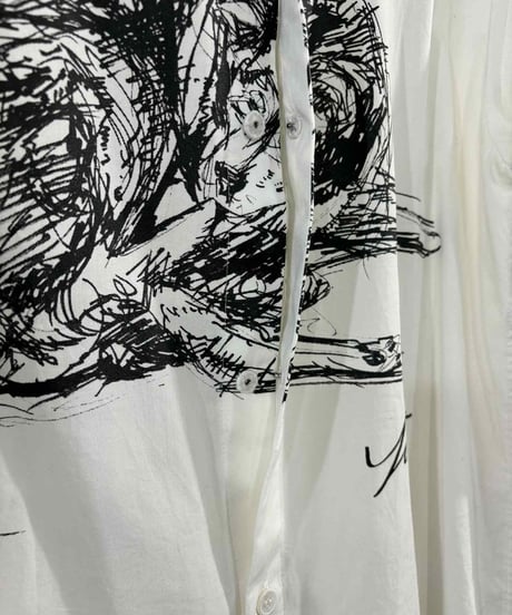 2019AW yohji yamamoto pour homme コットン長袖シャツ（HC-B46-819）