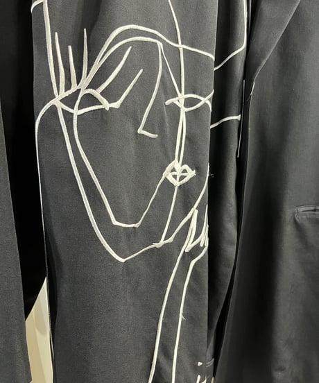 2016AW yohji yamamoto pour homme リエ刺繡ジャケット（HR-J22-130）