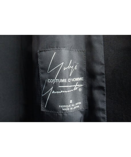 2015AW yohji yamamoto COSTUME D'HOMME ステンカラーシンプルコート（HY-C82-150）