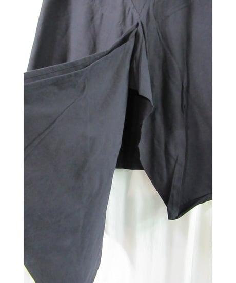 80's GOTHIC YOHJI YAMAMOTO アシメトリーデザインフレアスカート 1010
