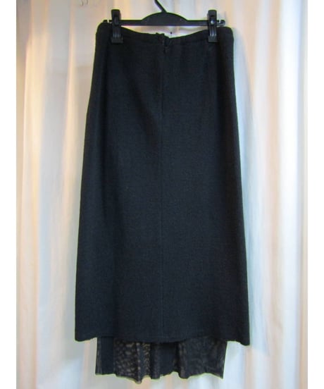 MICHIKO by Y's yohji yamamoto ニットレイヤードロングスカート YK-S30-123