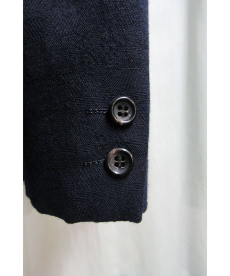 80’s COMME des GARCONS HOMME PLUS vintage 紺 デザインショートジャケット PJ-05027M