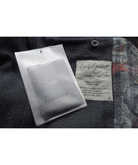 20aw yohji yamamoto pour homme コットン 総柄デザインジャケット（HR-J52-052）