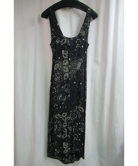 90’s yohji yamamoto femme vintage 花柄プリントデザインワンピース  FZ-D83-237