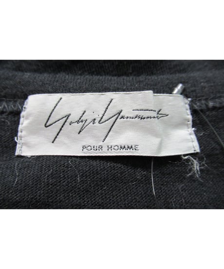 10ss yohji yamamoto pour homme ロゴデザイン 半袖カットソー（HJ-T87-095）
