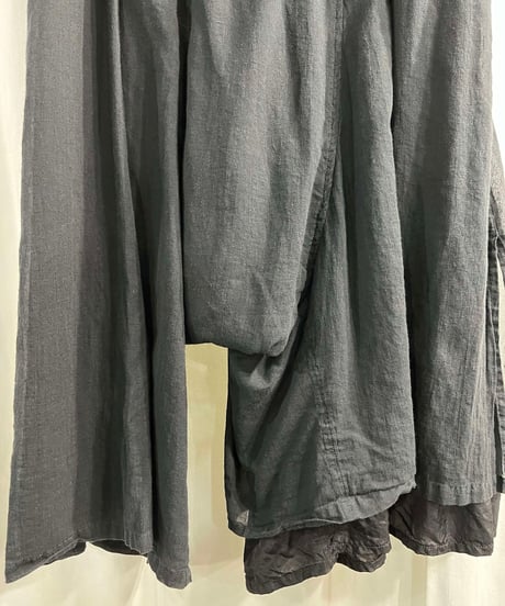 Y's yohji yamamoto アシンメトリー サルエルパンツ（YE-P01-028）