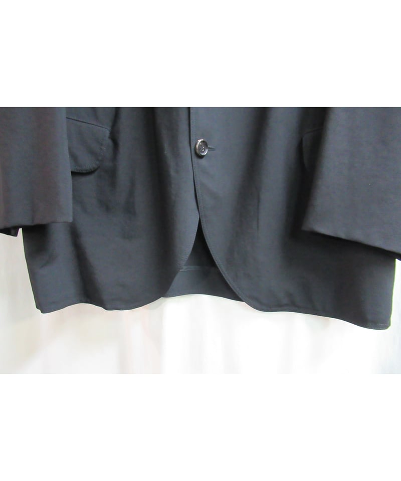 AD1997 COMME des GARCONS HOMME PLUS 黒 シンプルジャケット AD1997 COMME des GARCONS HOMME PLUS 黒 シンプルジャケット