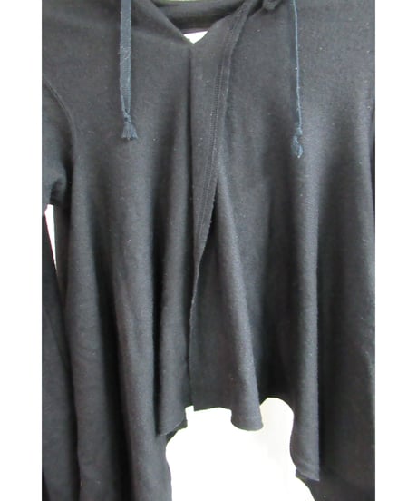 AD2009 COMME des GARCONS フード付 変形ショートプルオーバー GD-T017