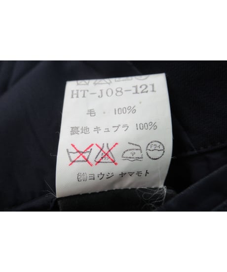 94ss yohji yamamoto POUR HOMME vintage フラップポケットデザインジャケット 紺（HT-J08-121）