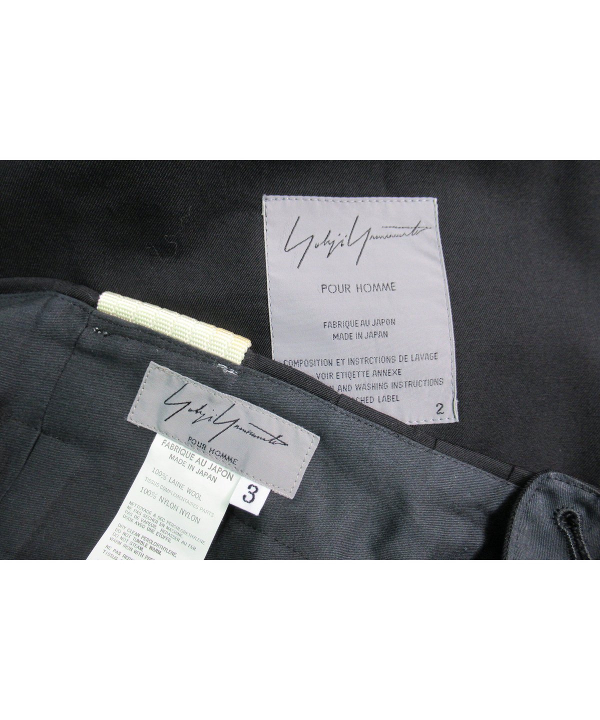 専用　　　　　　　　　　00SS アジアの不良期　セットアップ 00ss yohji yamamoto pour homme アジアの不良 シートベルト