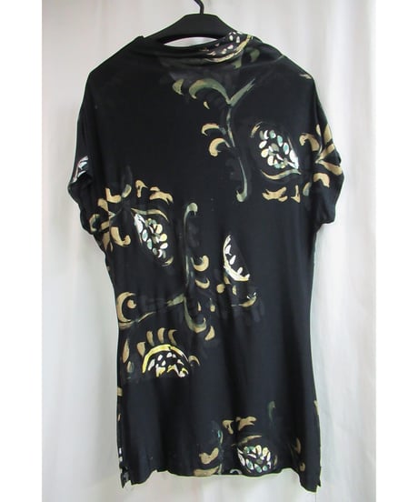 95ss yohji yamamoto femme vintage 花プリントカットソー FB-T13-235