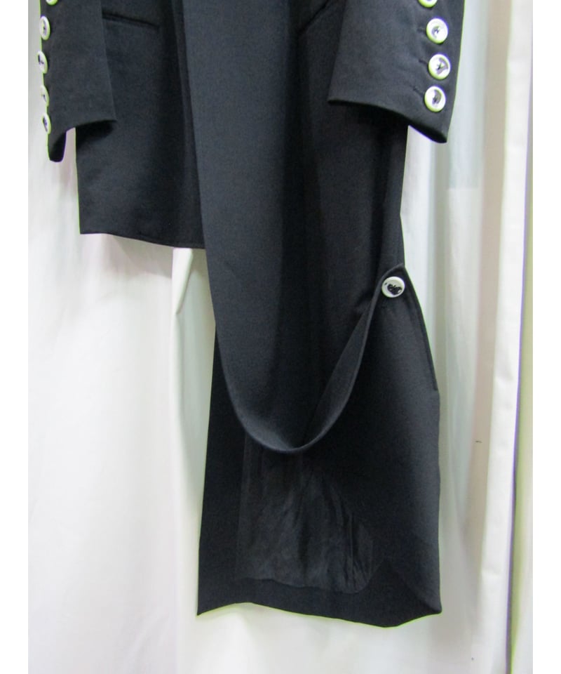 19aw yohji yamamoto pour homme アシメトリーロングジャケット H