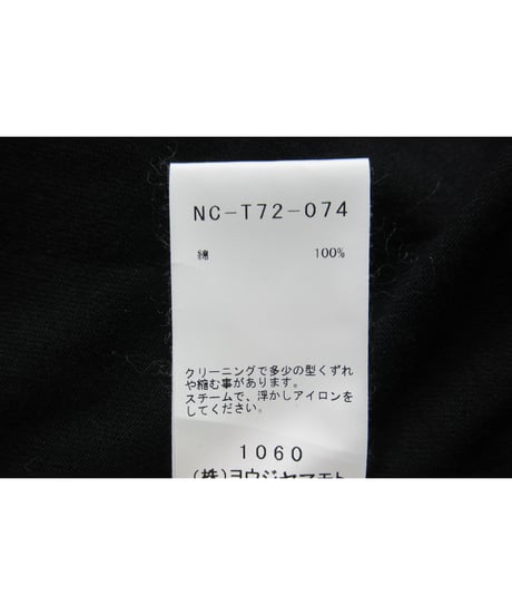 19aw B yohji yamamoto 長袖 スタッズデザインカットソー NC-T72-074