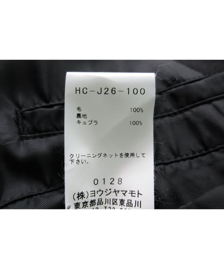 2019AW yohji yamamoto pour homme アシメトリーデザインジャケット（HC-J26-100）