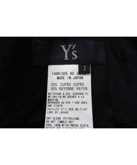 Y's yohji yamamoto ポケットデザイン ノースリーブワンピース（YM-D16-214）
