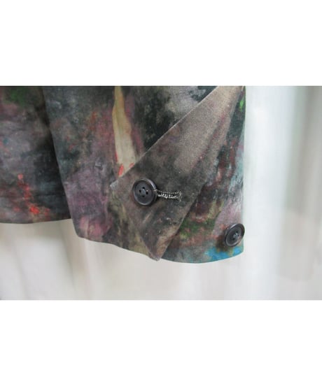 18ss yohji yamamoto pour homme ペイントデザインジャケット HW-J48-025
