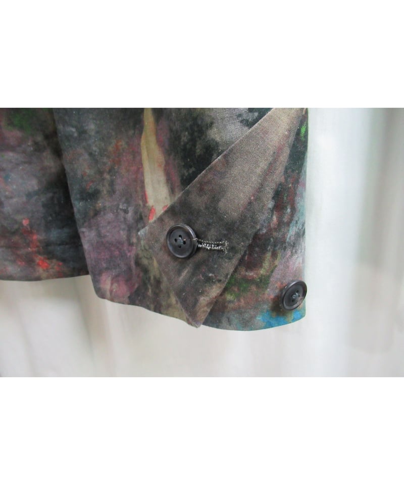 18ss yohji yamamoto pour homme ペイントデザインジャケット HW