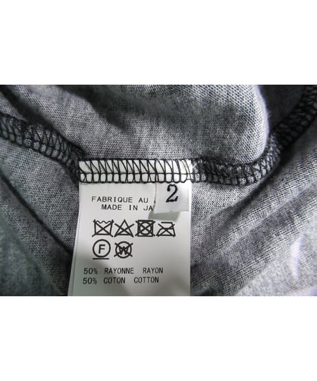19ss B yohji yamamoto +noir プリントデザインカットソー NH-T86-981