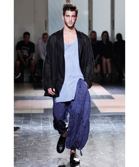 13ss yohji yamamoto pour homme ブルースリットBIGカットソー HX-T25-070