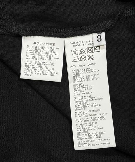 2021AW yohji yamamoto pour homme ファスナータンクトップ（HX-T31-004）