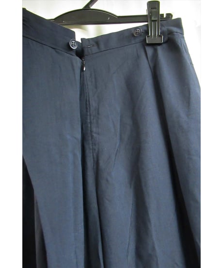 80’s SAMPLE yohji yamamoto femme vintage 紺 アシメトリー変形ワイドパンツ
