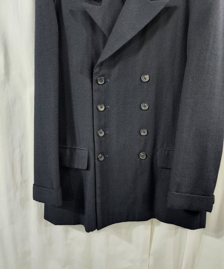 91AW yohji yamamoto pour homme 紺 6.1THE MEN ミリタリージャケット  (H-J-4)