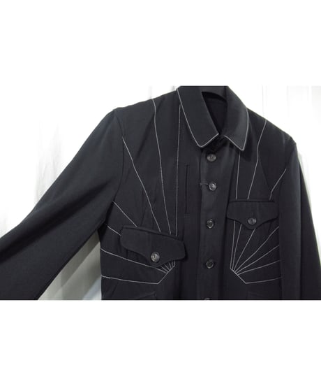93aw yohji yamamoto femme vintage ステッチデザインジャケット（FP-J35-950）