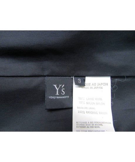 Y's yohji yamamoto ステッチデザインロングコート（YR-C10-194）