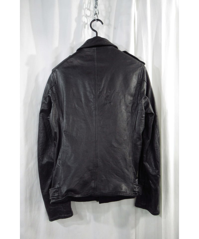 ヴィンテージ YohjiYamamoto希少新品未使用　レザーブルゾン羽付　M Y's for men yohji yamamoto レザーブルゾン（MU-Y03-706）